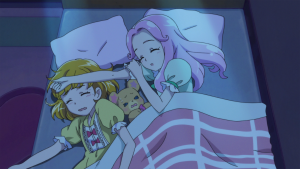 魔法つかいプリキュア24話一緒に寝てるみらい&ことは