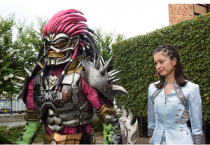 仮面ライダージオウオーラとアナザーエグゼイド