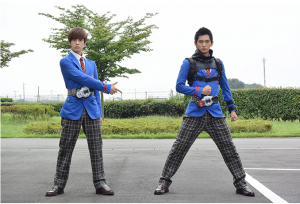 仮面ライダージオウソウゴとゲイツ