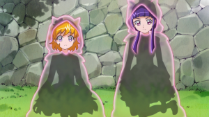 魔法つかいプリキュアみらい&リコがマントで透明人間